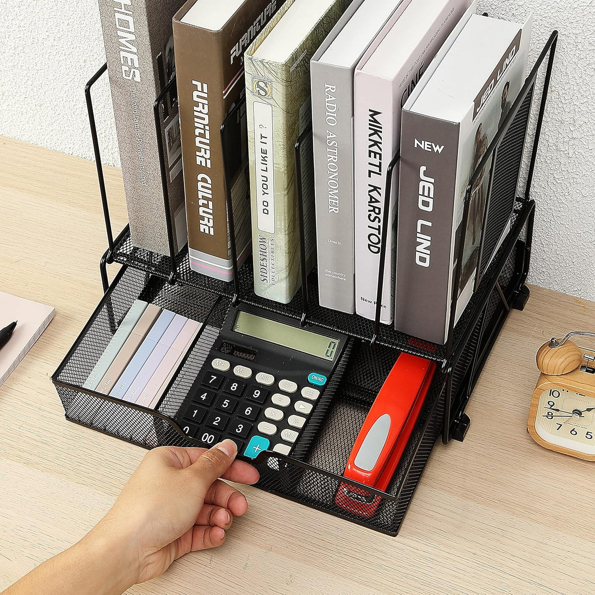  Mesh Desk Organizer with Drawer
