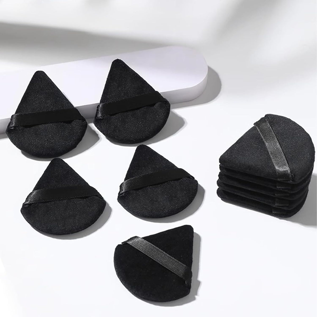 120 Pieces Powder Puff Face Triangle Powder Puff 