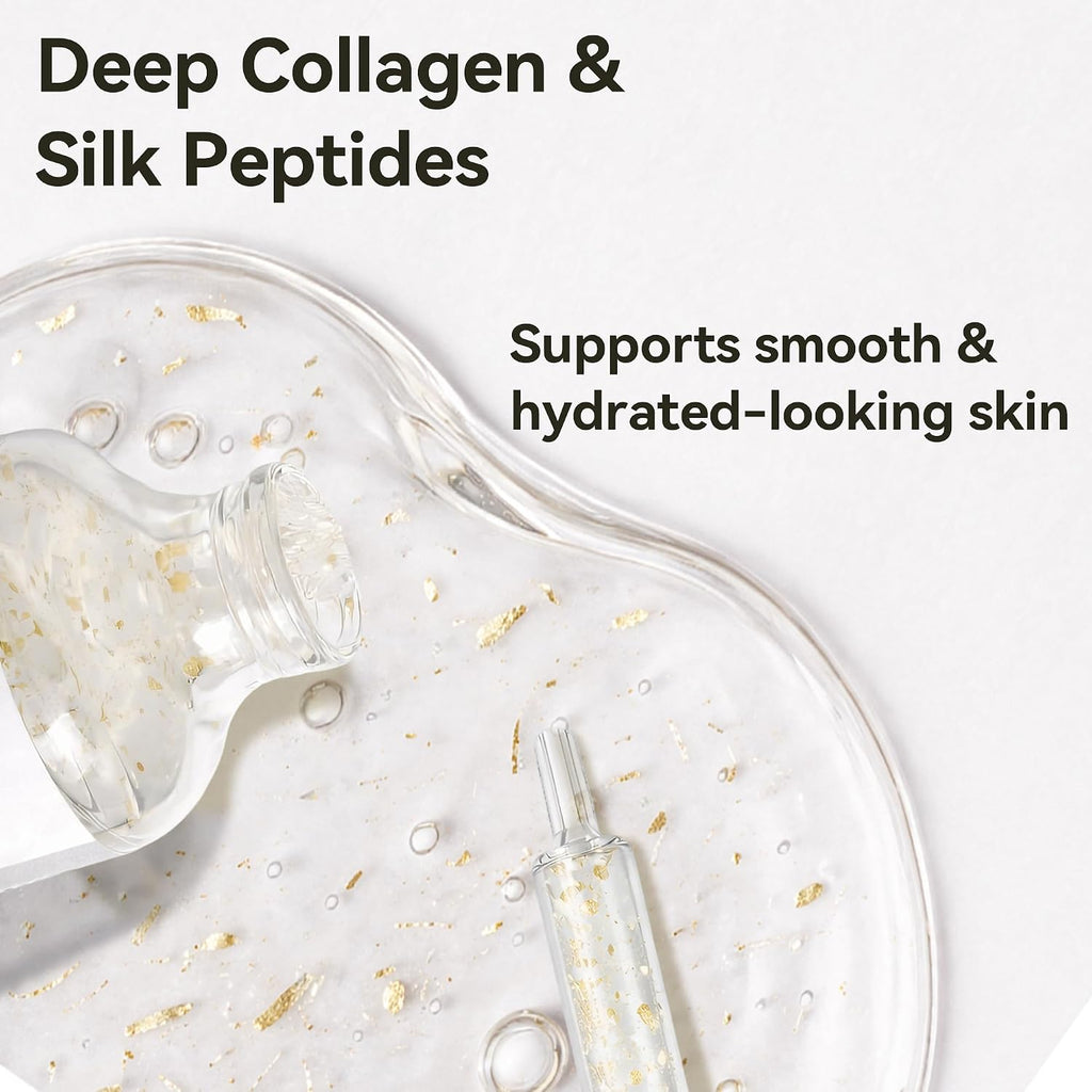 Deep Collagen Silk Peptide Serum for Face – Korean Silk Peptide Facial Ampoule