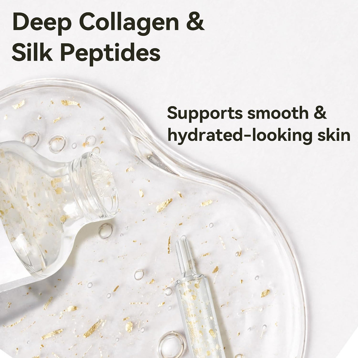 Deep Collagen Silk Peptide Serum for Face – Korean Silk Peptide Facial Ampoule