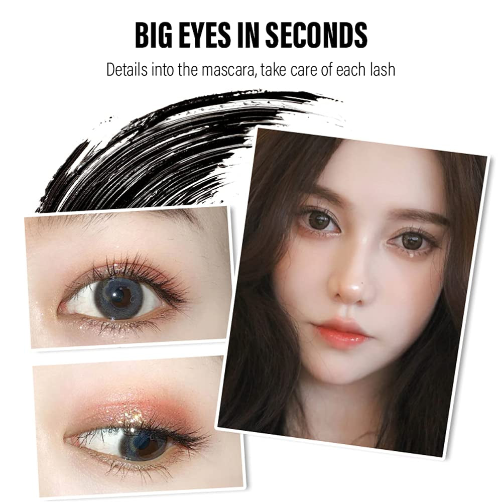 Waterproof Mascara for Fine Short Eyelash, Washable 
