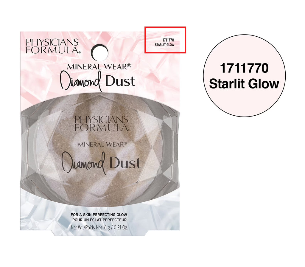 Diamond Dust Highlighter Makeup, Starlit Glow, 0.2 Oz