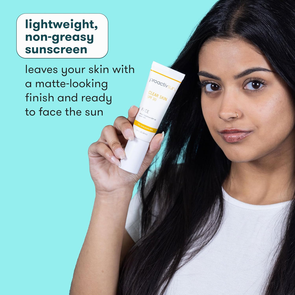 Clear Skin Face Sunscreen Moisturizer with SPF 30 
