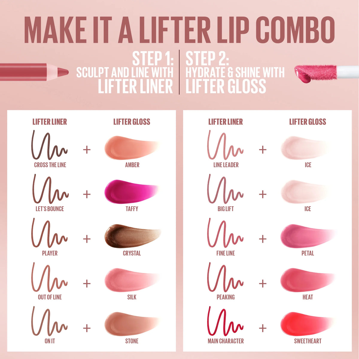 Lifter Gloss Long-Lasting Lip Gloss Makeup with Hyaluronic Acid, Opal, 0.18 Fl Oz