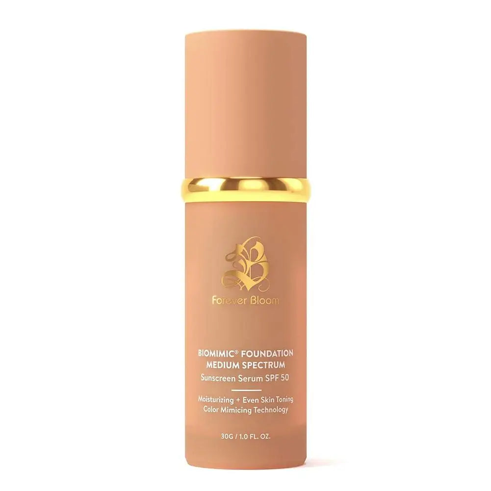 4 in 1 Biomimic Foundation Spectrums Biomimic Light Spectrums Foundation with SPF50+ Longwearing Changing Concealer Foundation
