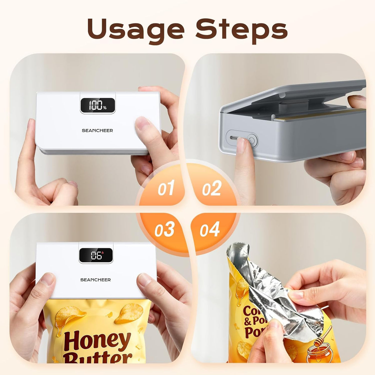 Rechargeable Mini Bag Sealer