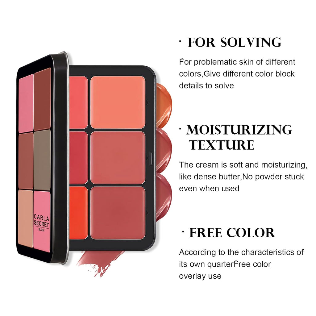12 Colors Cream Blush Palette 
