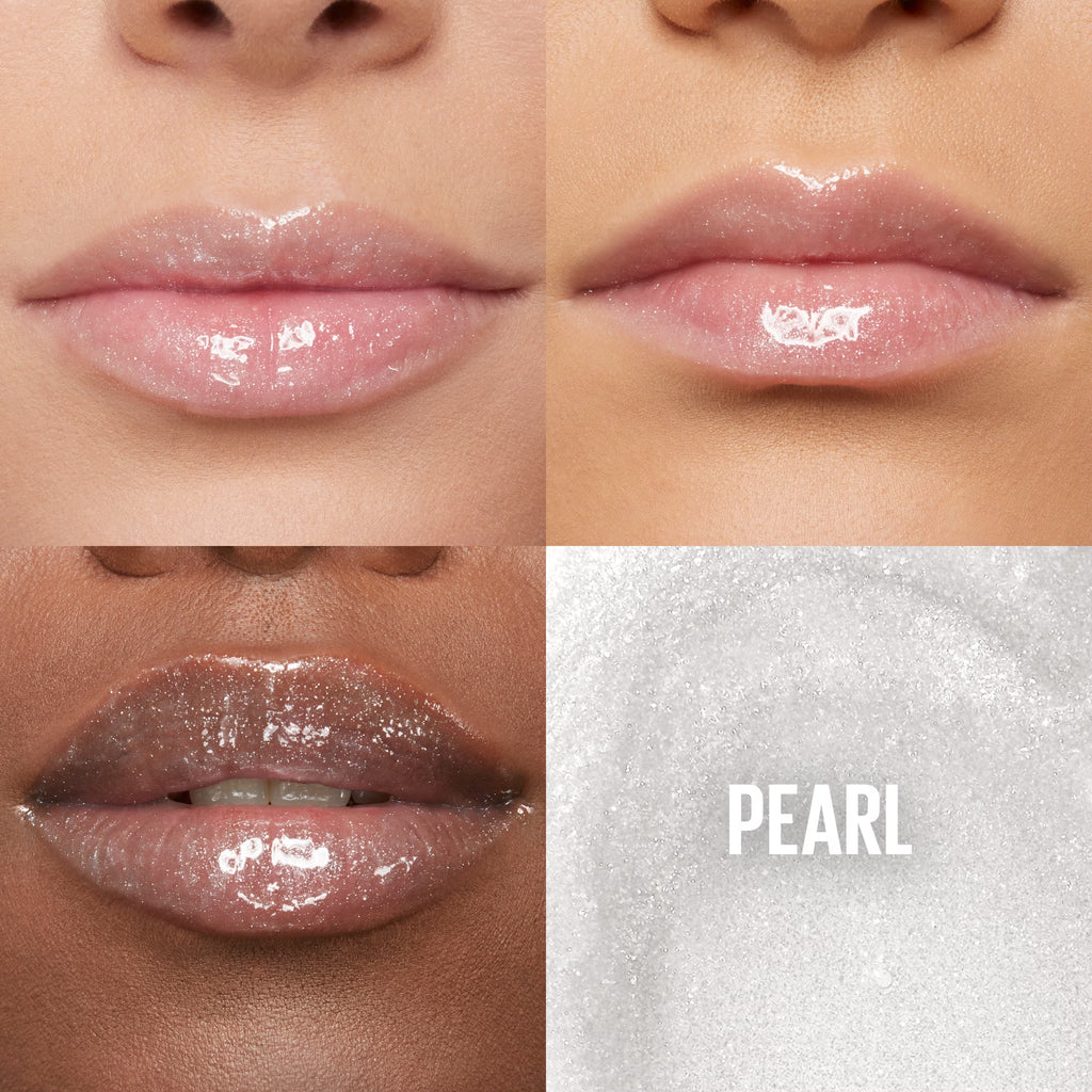 Lifter Gloss Long-Lasting Lip Gloss Makeup with Hyaluronic Acid, Pearl, 0.18 Fl Oz