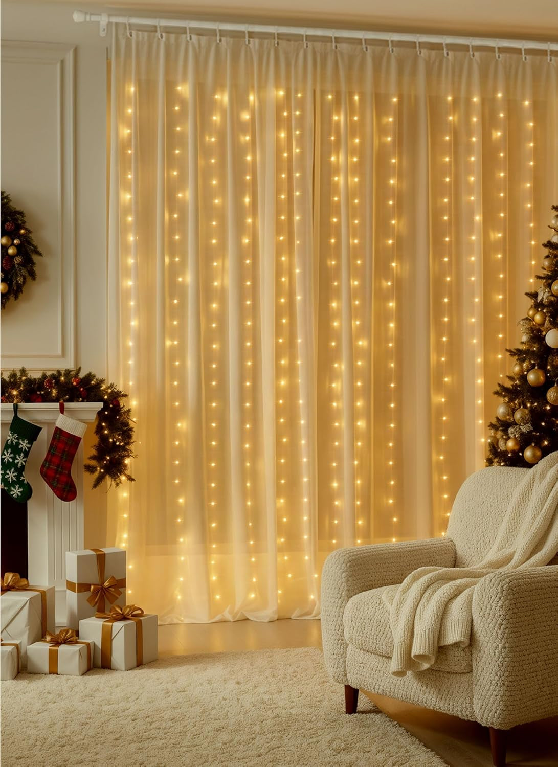 300 LED Curtain Lights