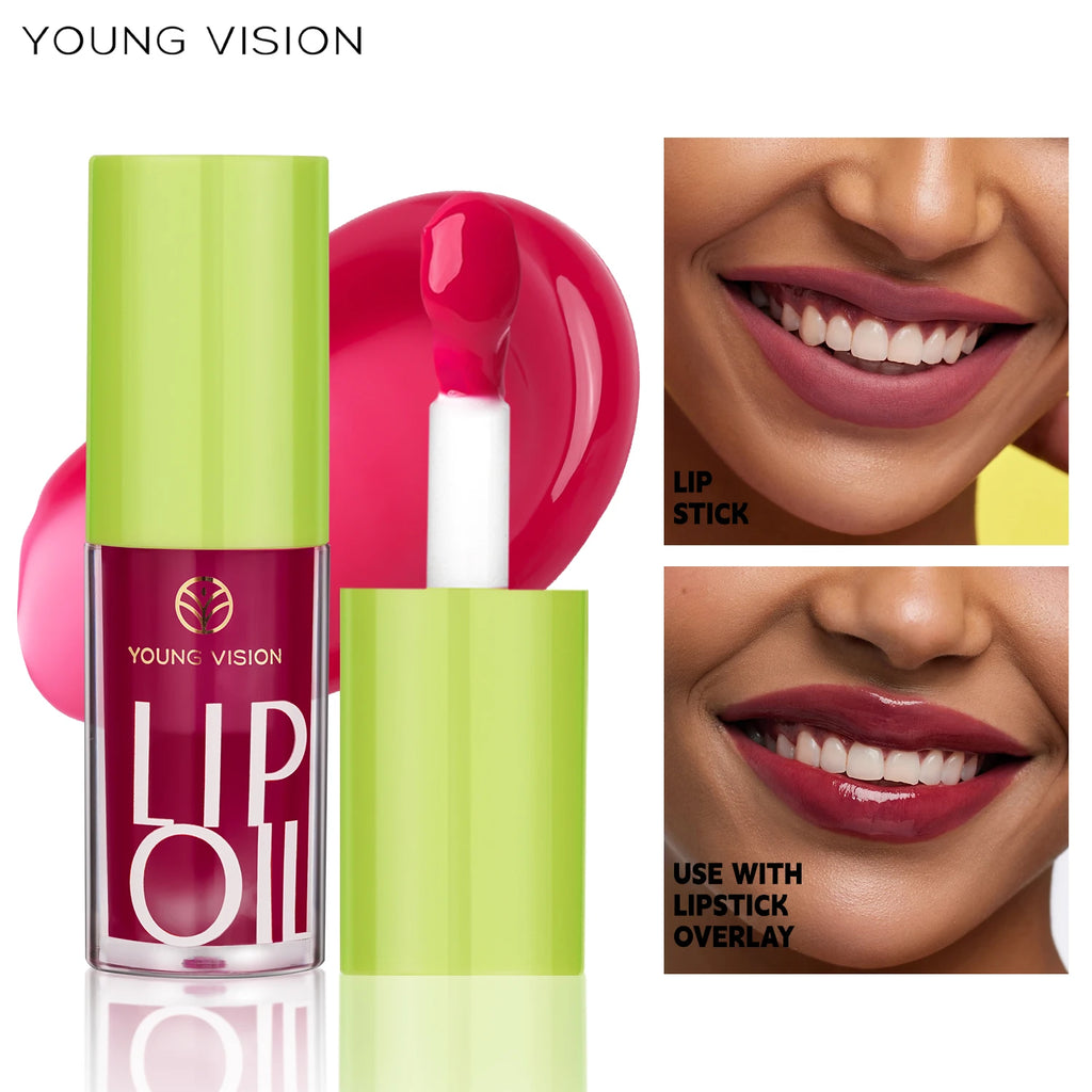 Transparent Lip Oil 6 Colors Available 