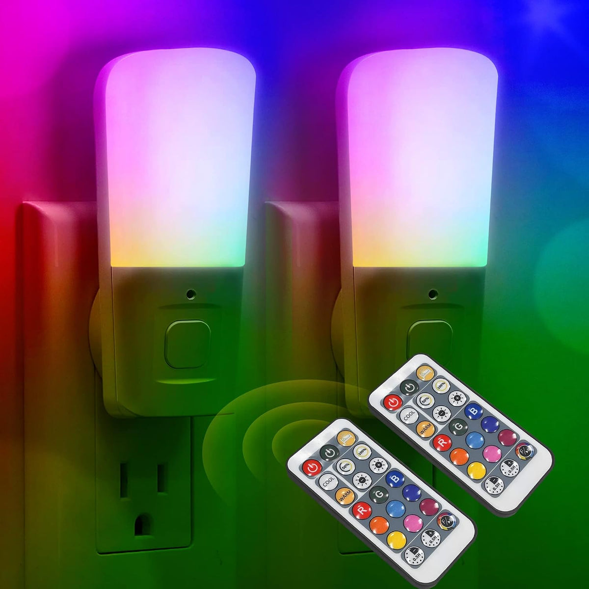  RGB Color Changing Night Lights