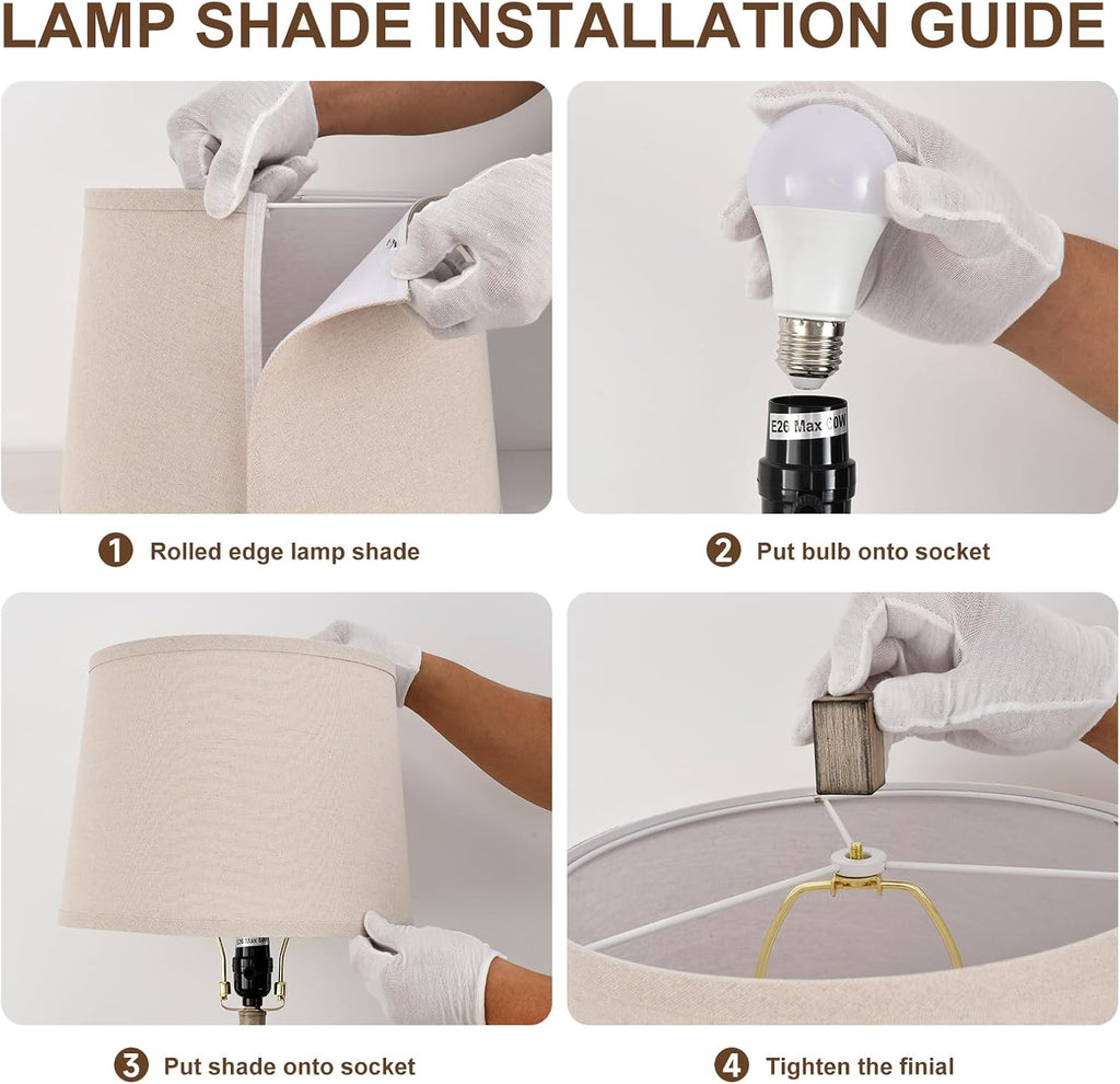 Bedside Lamps Set of 2 Unique 