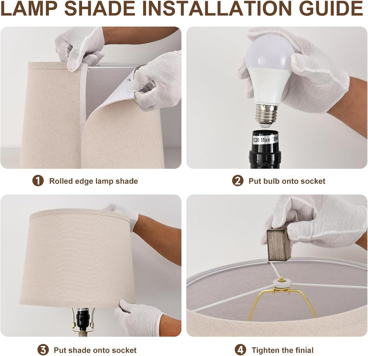 Bedside Lamps Set of 2 Unique 