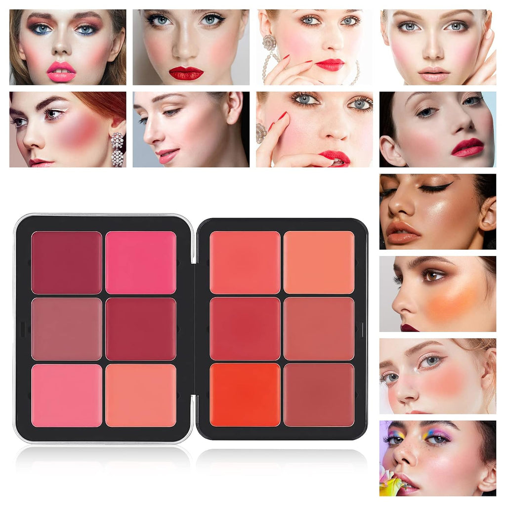 12 Colors Cream Blush Palette 