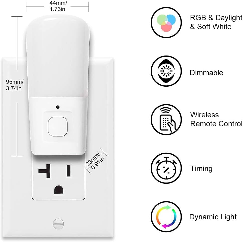  RGB Color Changing Night Lights