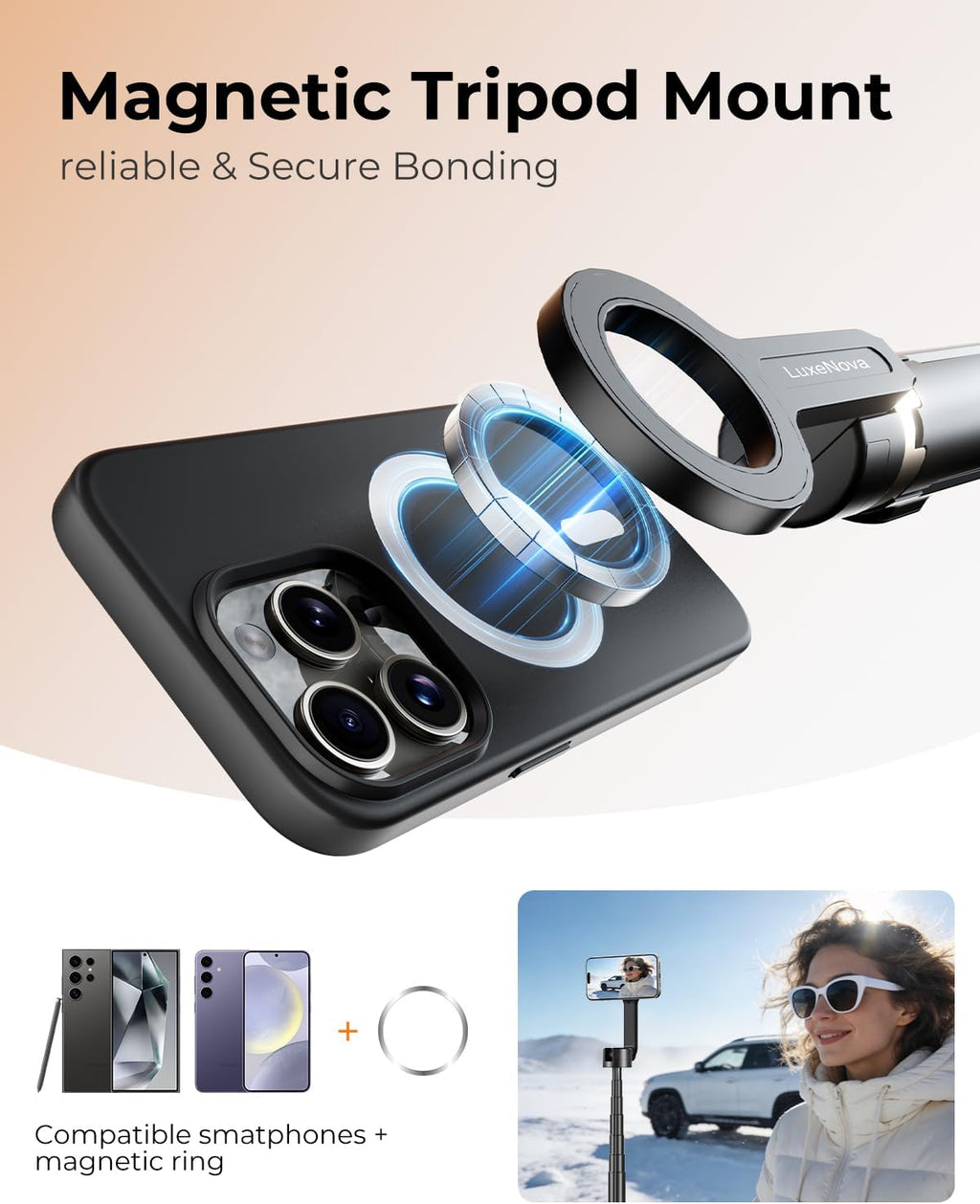 Magnetic Selfie Stick 