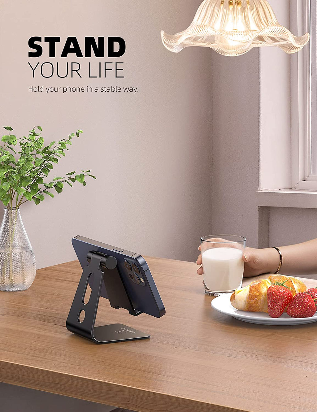 Adjustable Desk Phone Holder for Iphone