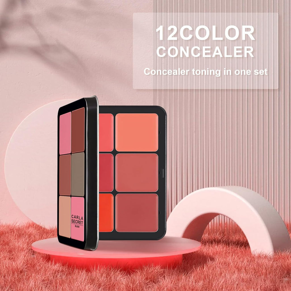 12 Colors Cream Blush Palette 