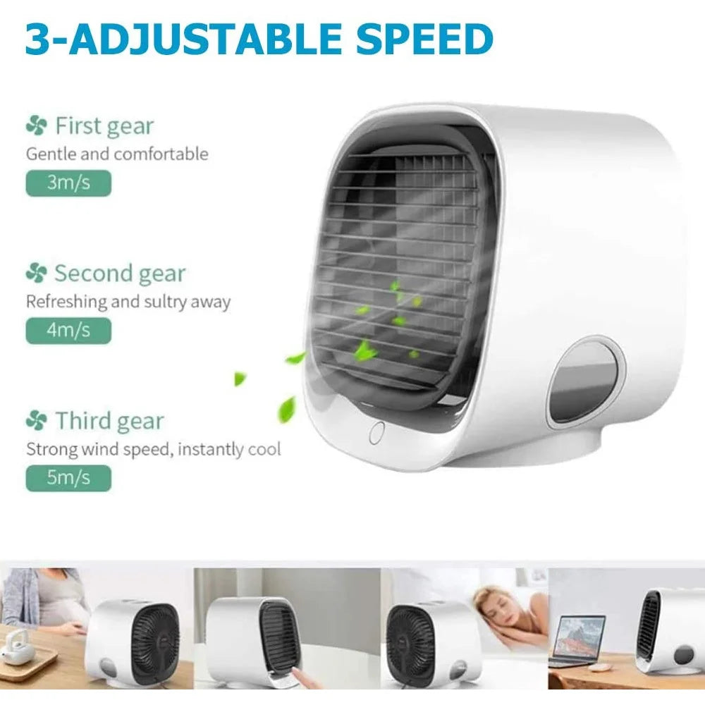Axgear Portable Air Cooler Table Air Conditioner 
