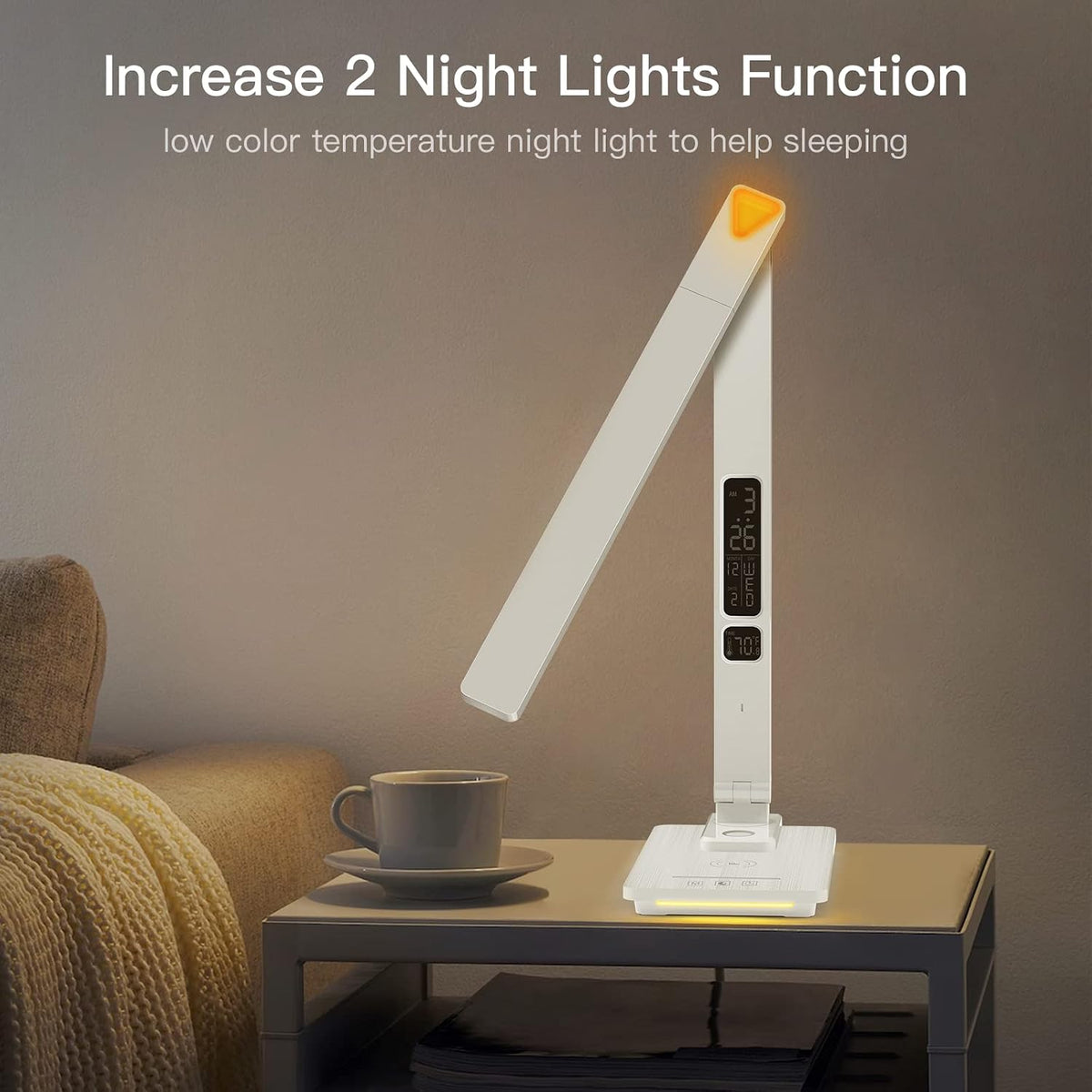 LED Desk Lamp with Wireless Charger