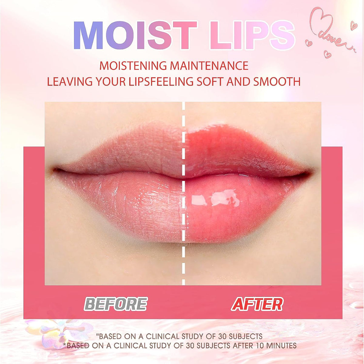 Fruit Flavored Lip Oil Balm, 1 Pack, Strawberry Lip Care