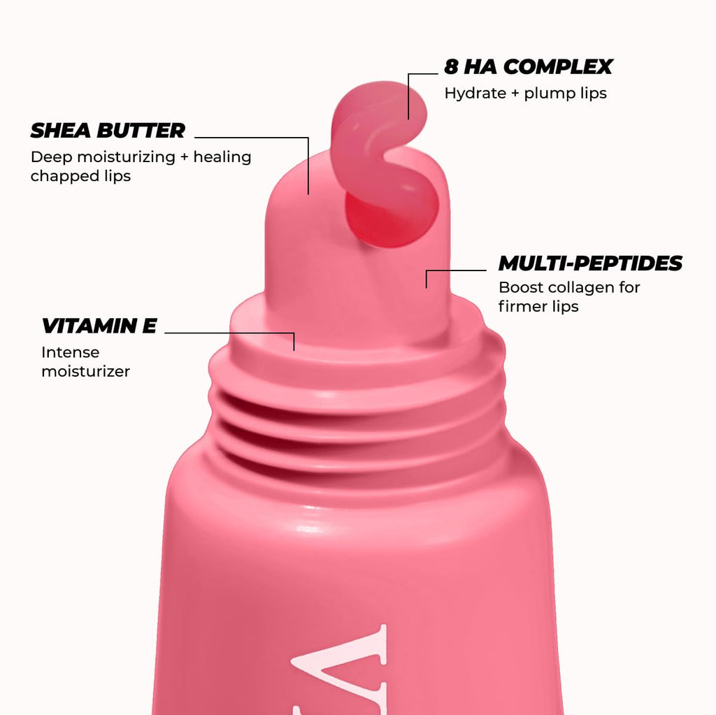 Lip Butter Balm - Strawberry, Korean Lip Balm - 0.33 Fl.Oz
