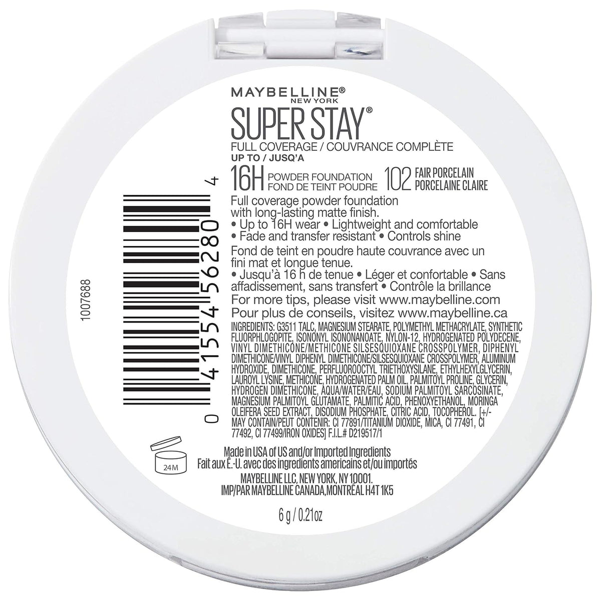 Super Stay Full Coverage Powder Foundation