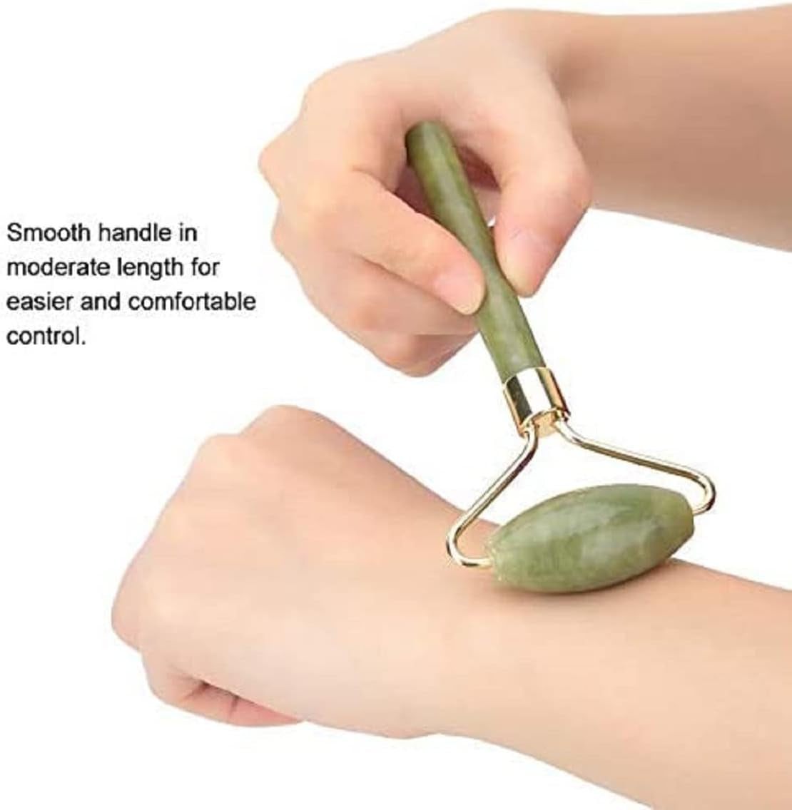 Jade Roller & Gua Sha Set 5 in 1 Facial Massager Tools 