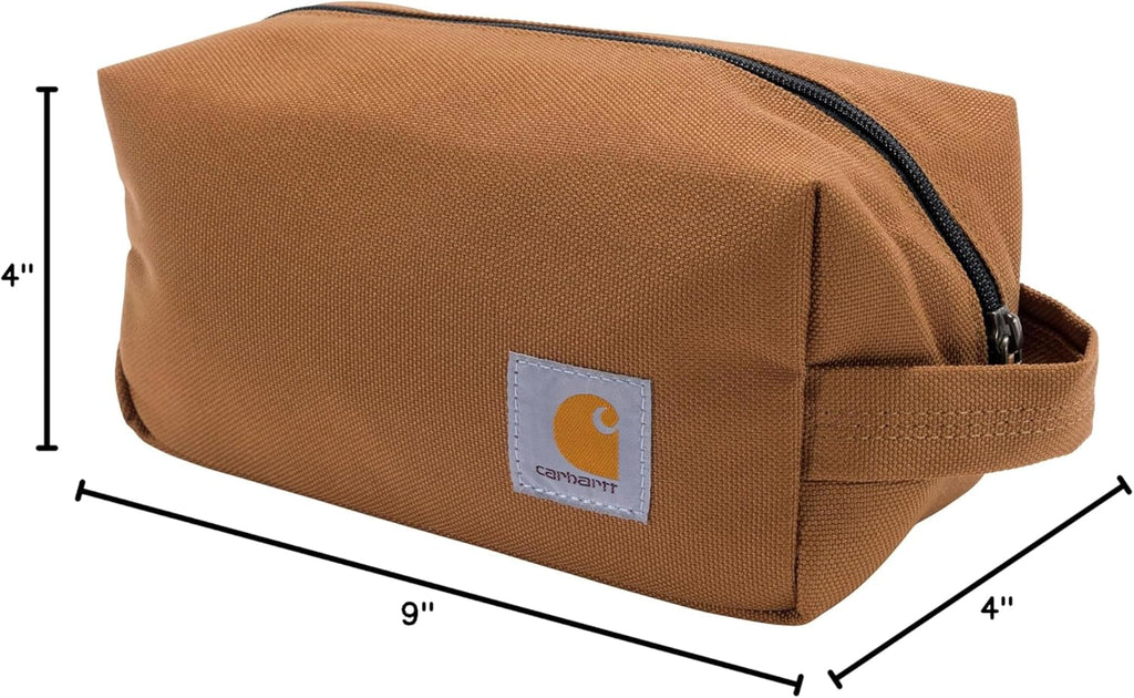 Classic Zippered Travel Kit  Brown
