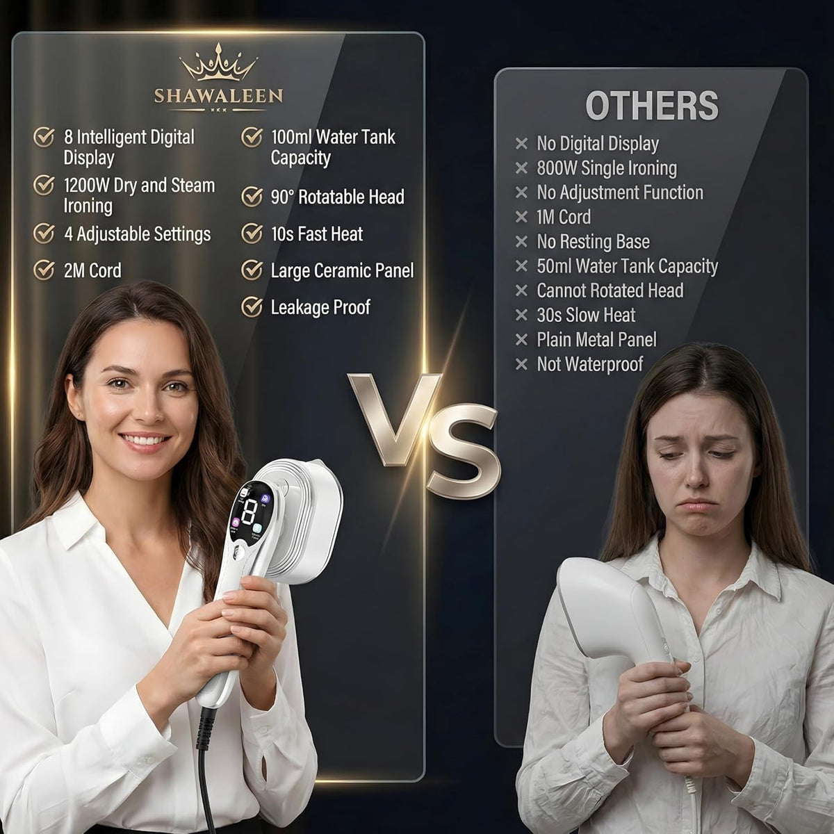 Travel Steamer for Clothes with Ironing Gloves
