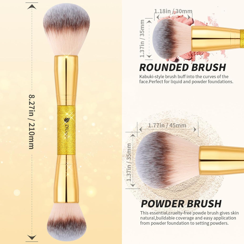 Foundation Makeup Brush Set Double-Ended 