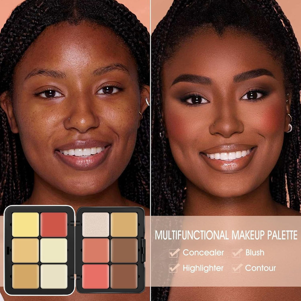 12 Colors Cream [Blush+Contour