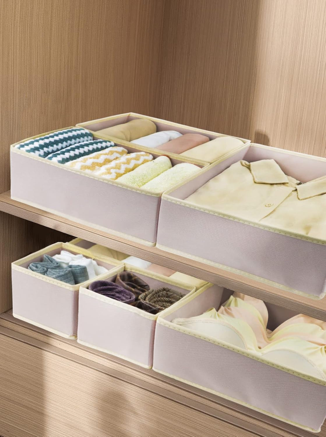 12 Pack Drawer Organizer Clothes
