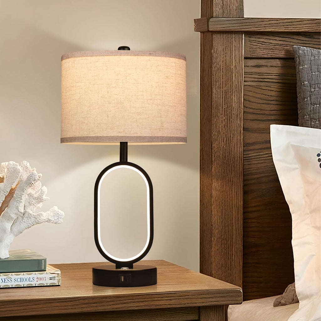 23" Bedside Lamps Set of 2