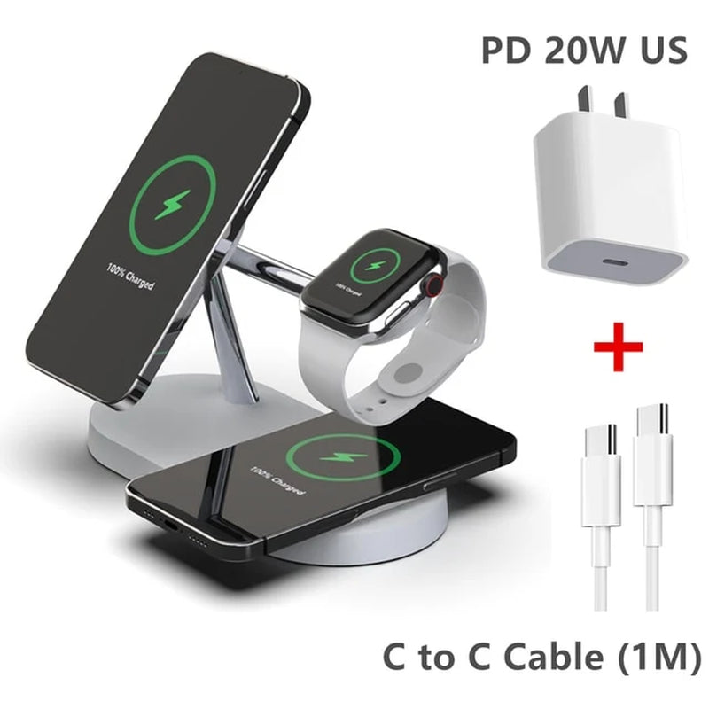 3-In-1 Wireless Magsafe Charger Stand