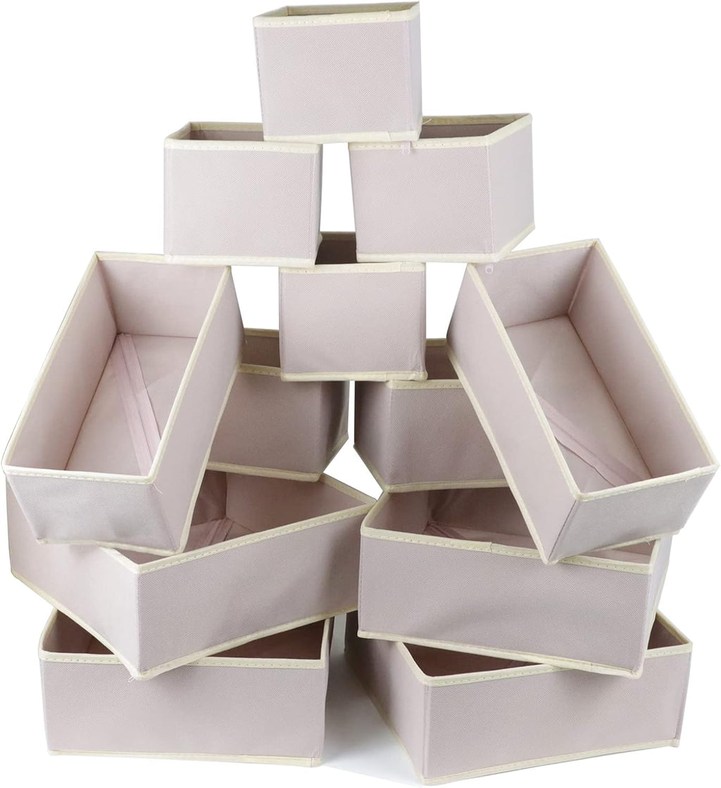 12 Pack Drawer Organizer Clothes