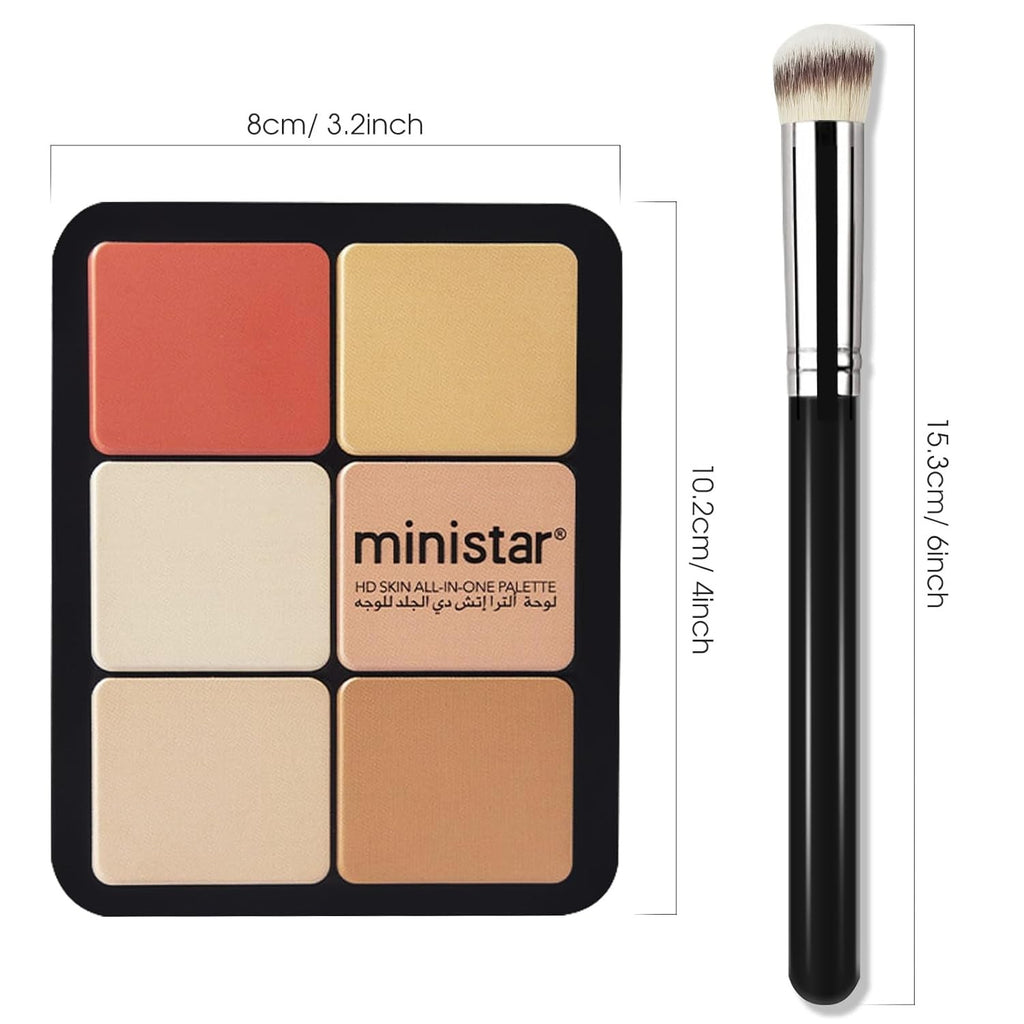 12 Colors Cream [Blush+Contour
