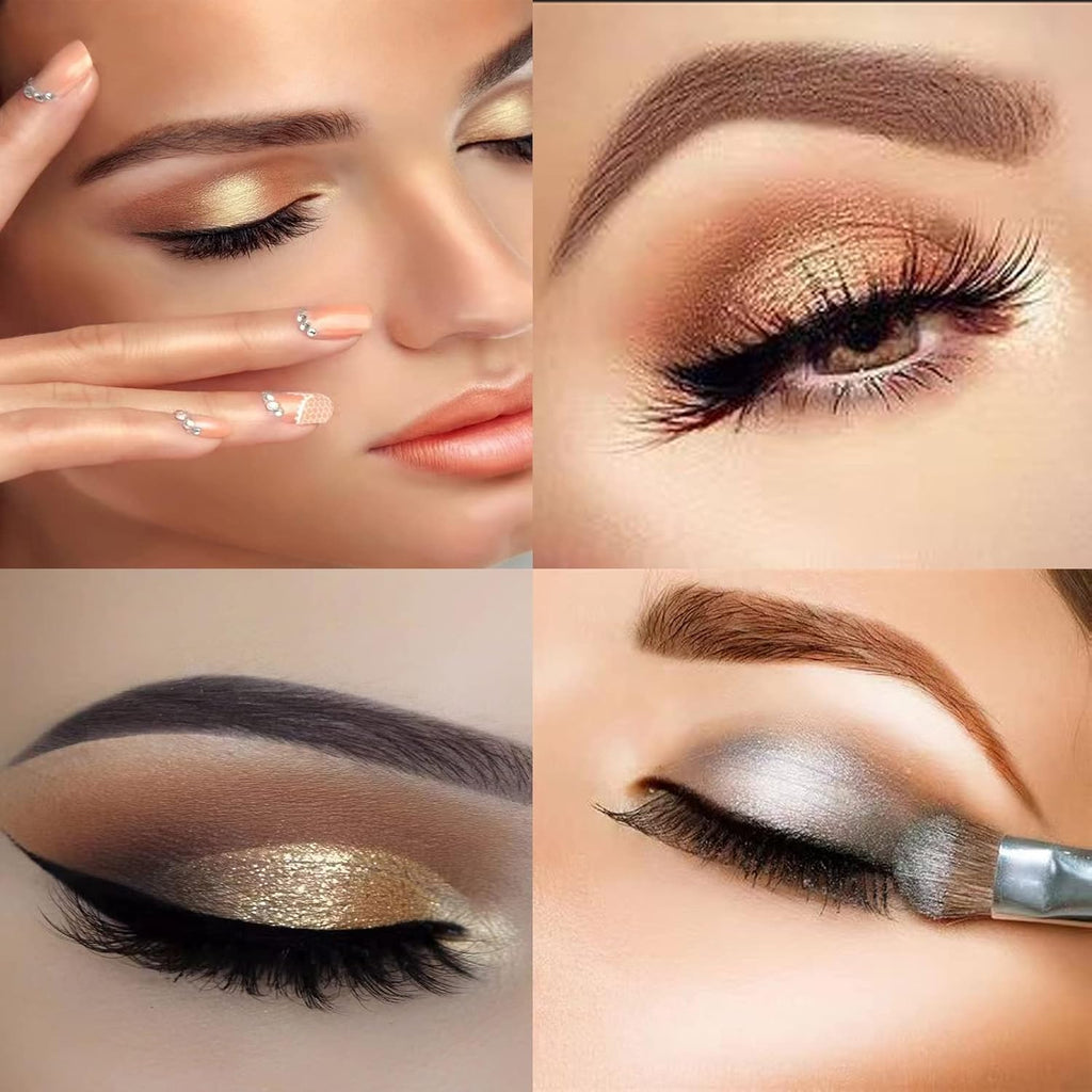 Glitter Eyeshadow Palette Makeup Set,4 Colors 