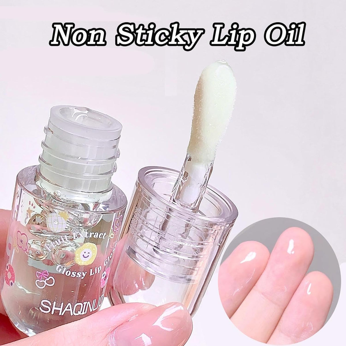 4Pcs Tinted Lip Gloss Oil Set
