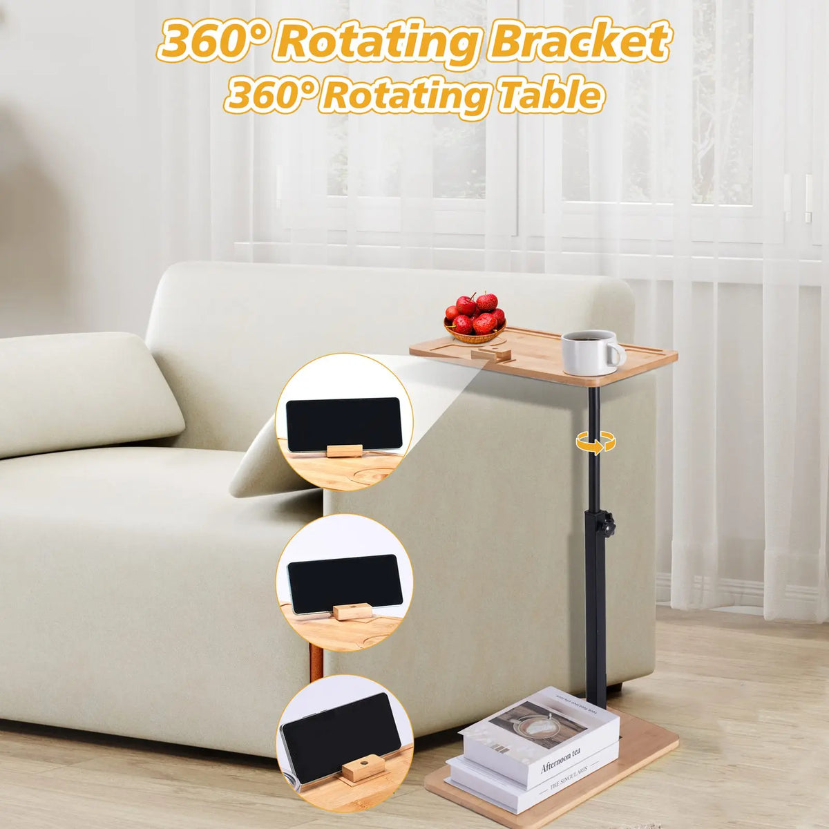 Sofa Couch Arm Table 