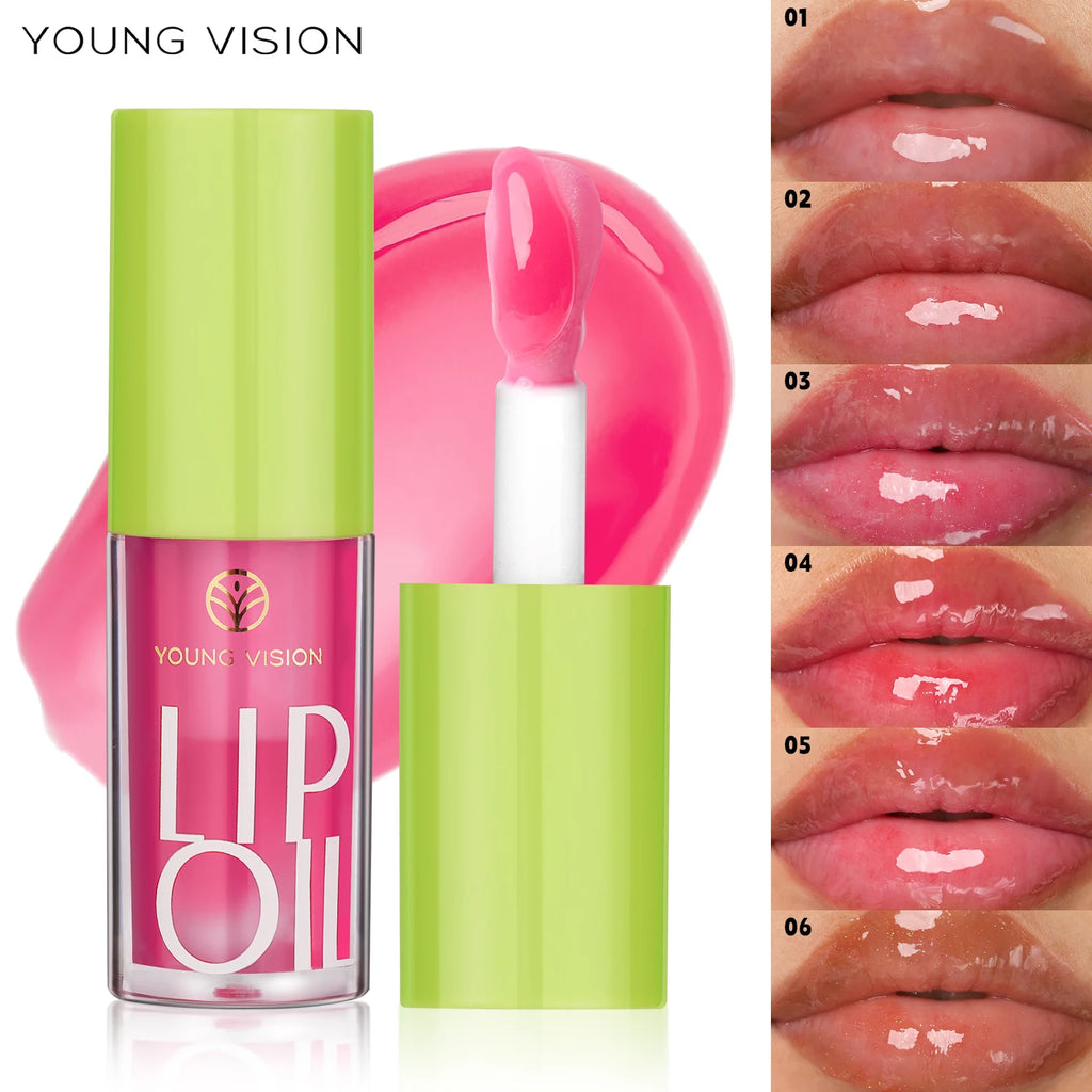 Transparent Lip Oil 6 Colors Available 