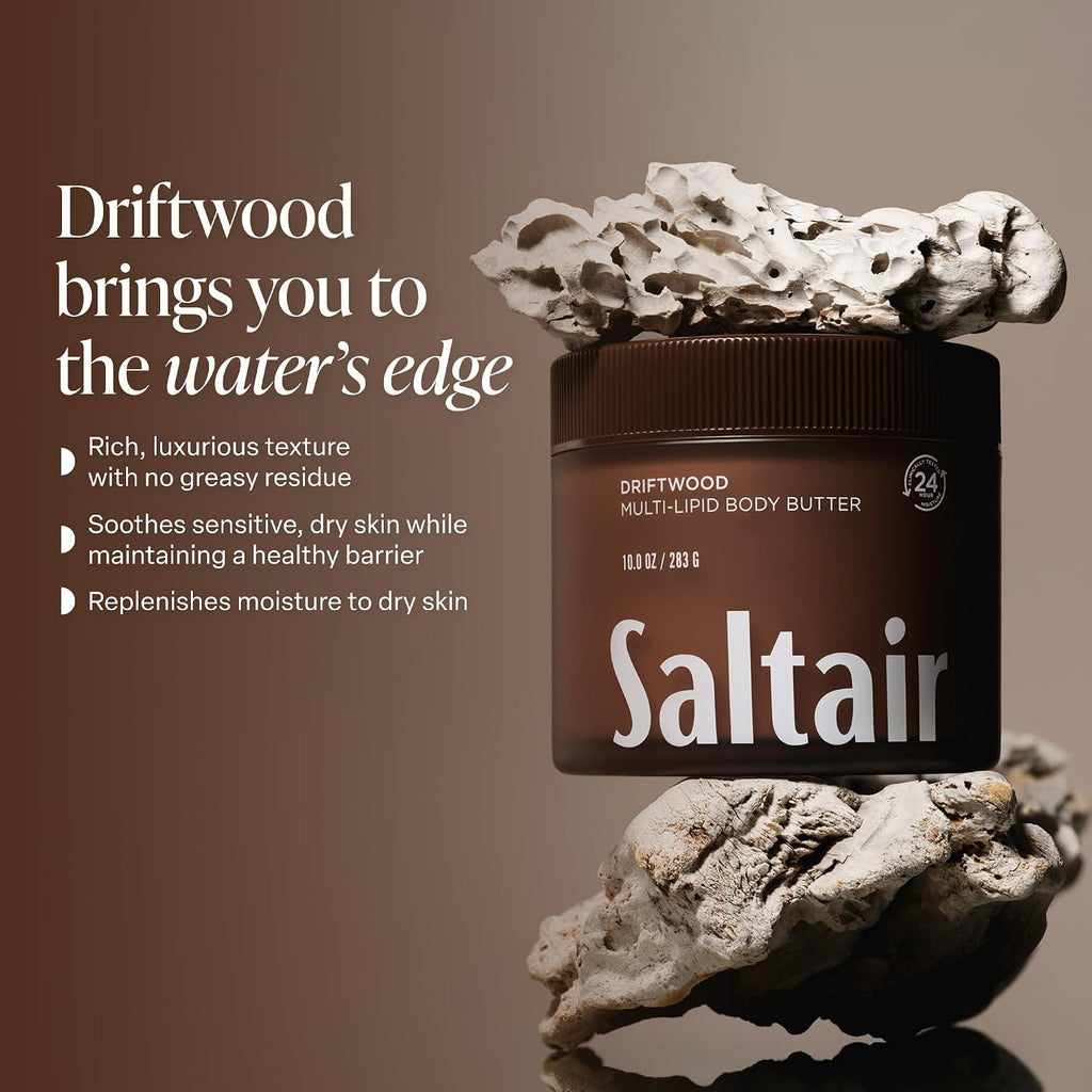 Multi-Lipid Body Butter | Driftwood Ceramide Cream | 10 Oz
