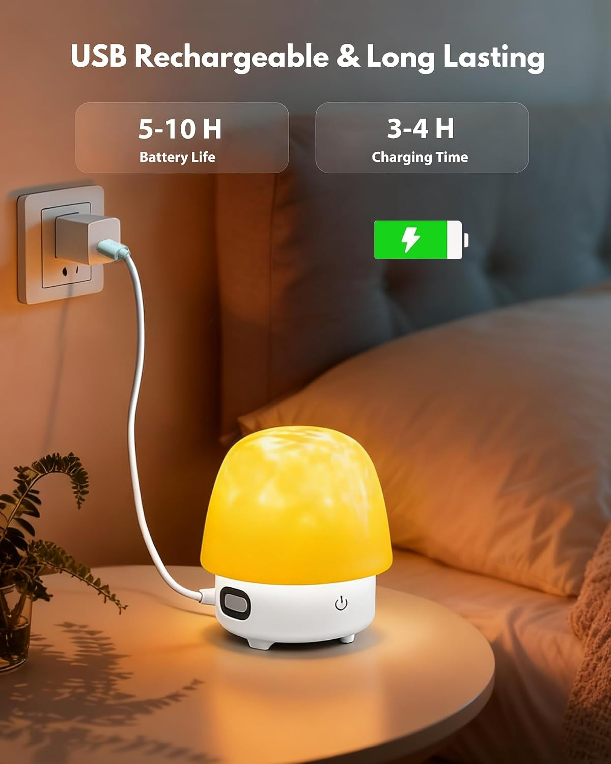Shower Light with Bluetooth Speaker, Waterproof Shower Lamp, White