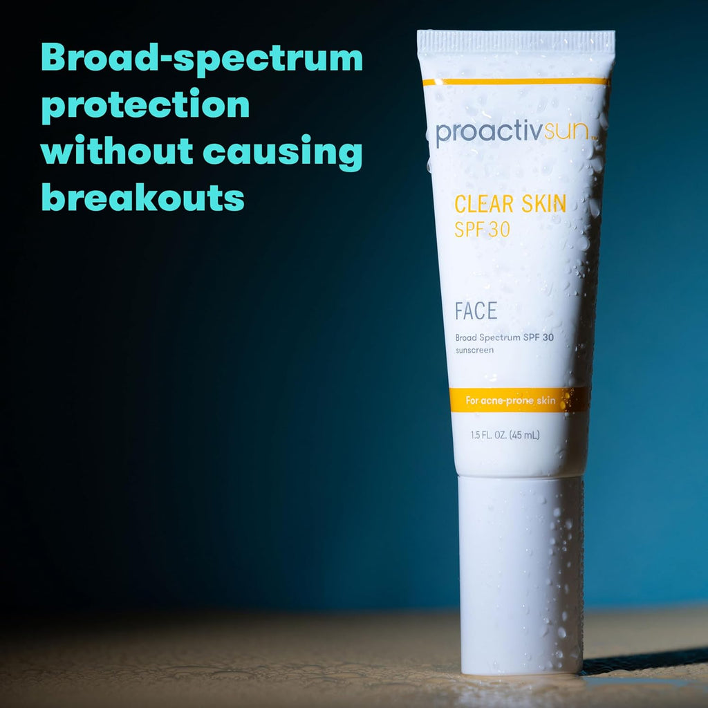 Clear Skin Face Sunscreen Moisturizer with SPF 30 