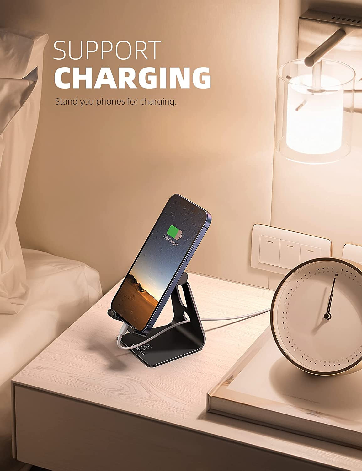 Adjustable Desk Phone Holder for Iphone