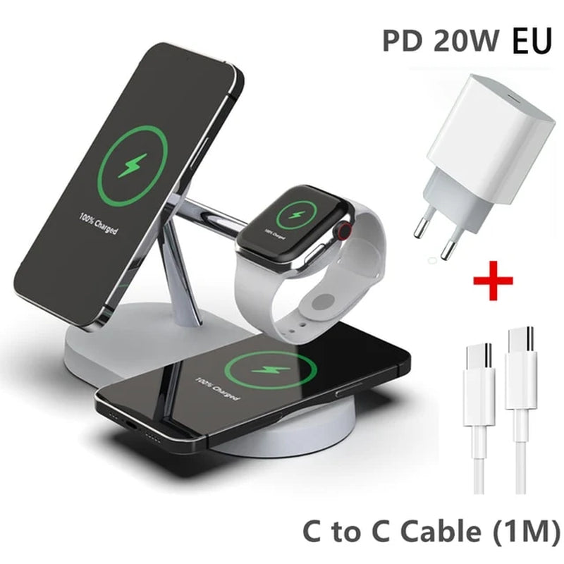 3-In-1 Wireless Magsafe Charger Stand