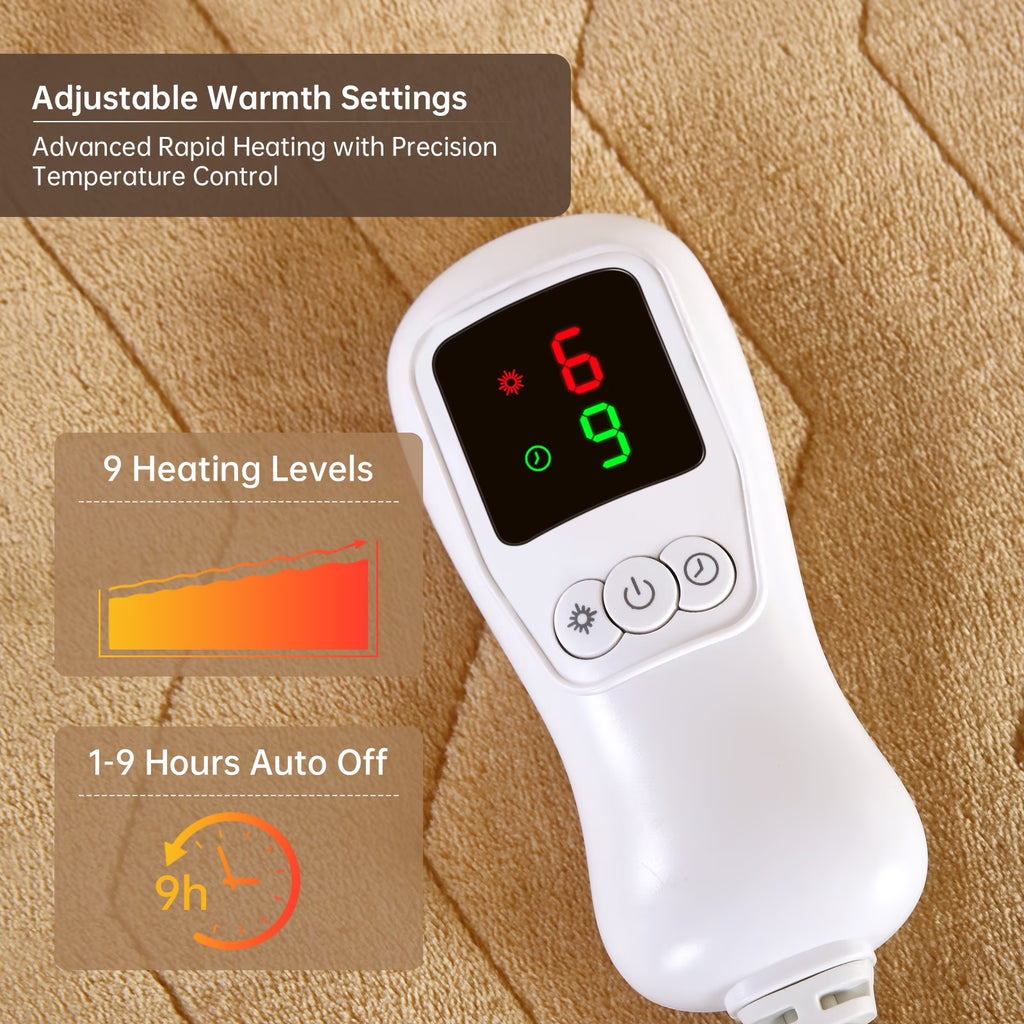 Heated Blanket Throw Size