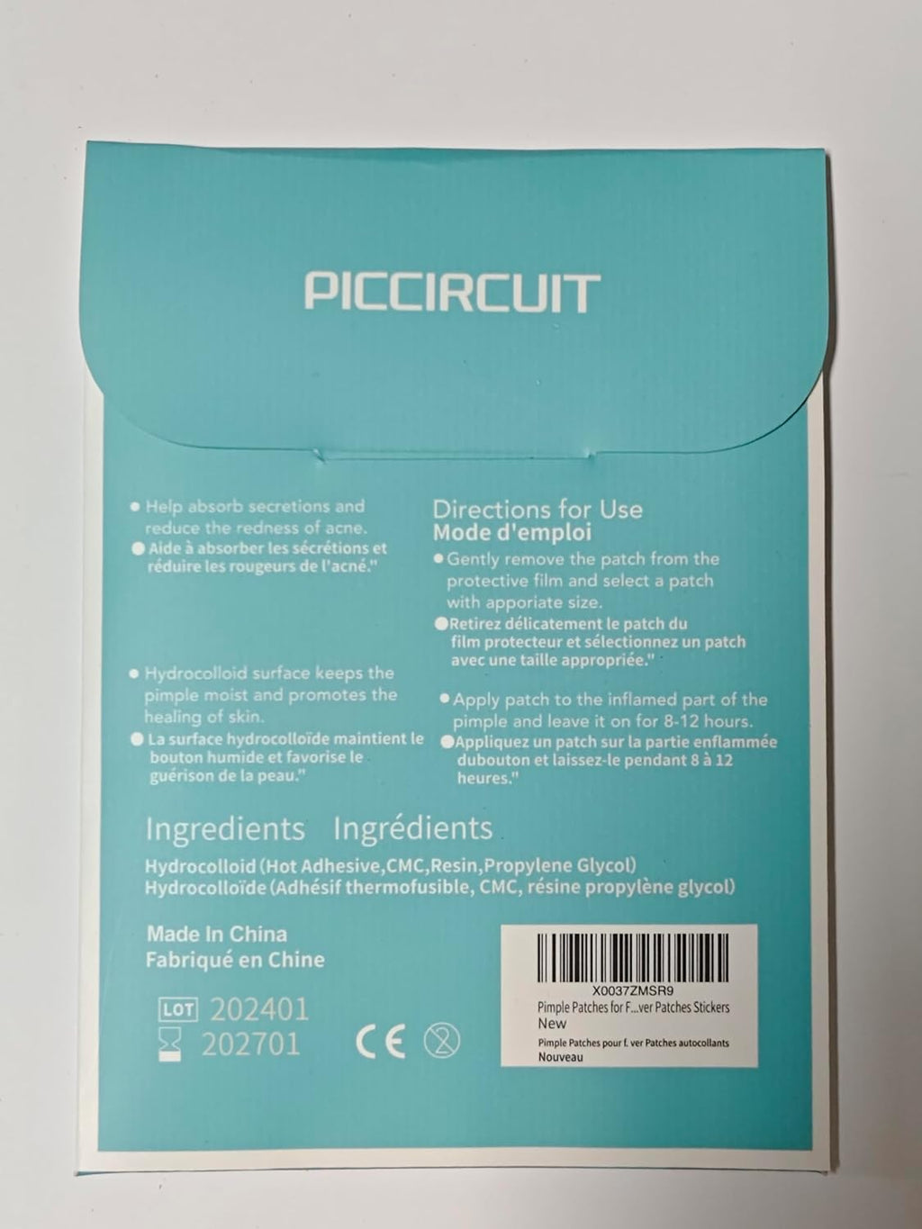 180 Counts Pimple Patches for Face 