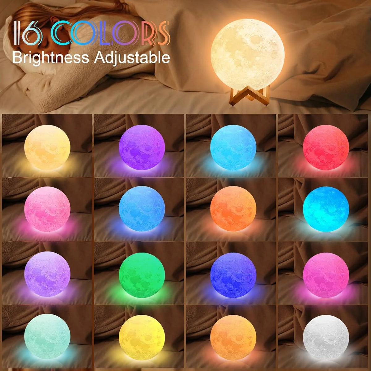 Moonlight Night Light for Kids Adults