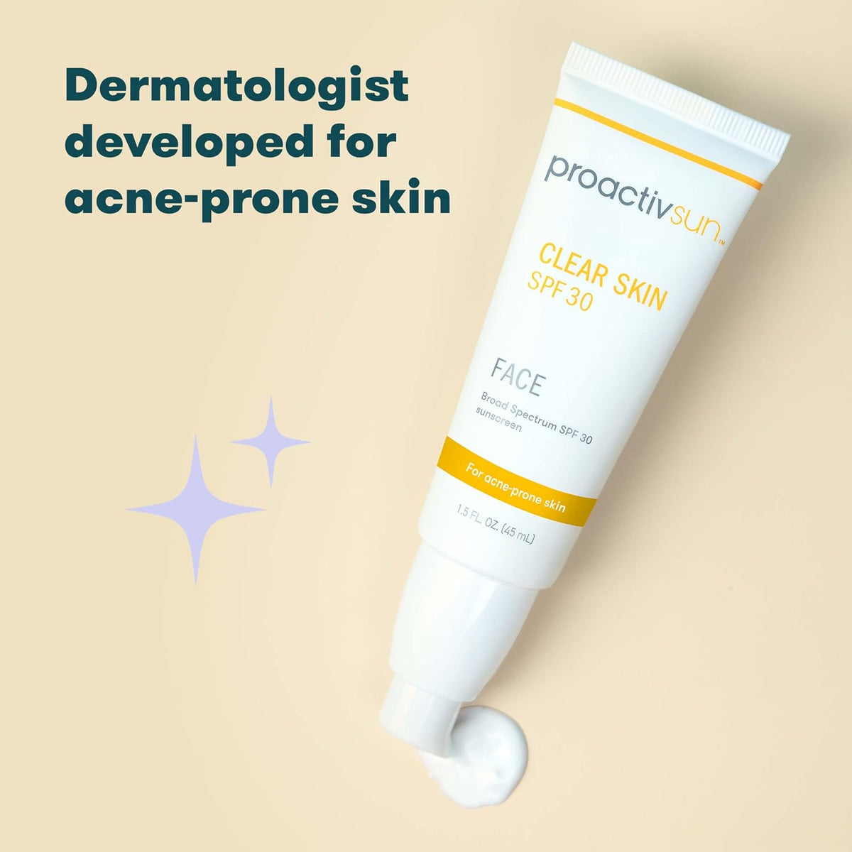 Clear Skin Face Sunscreen Moisturizer with SPF 30 